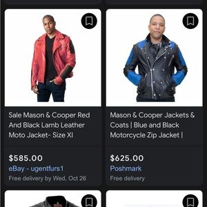 Mason and cooper authentic leather jacket , great material